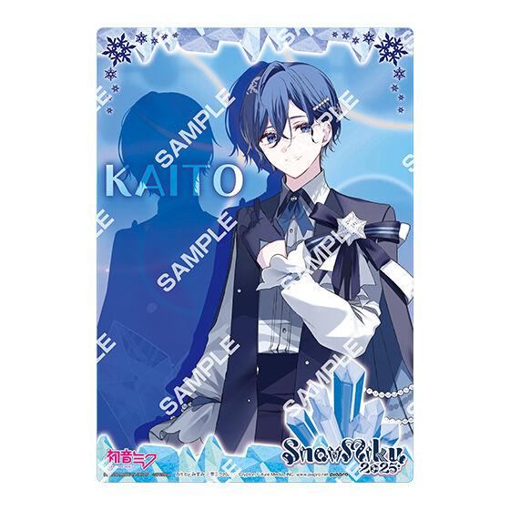 [Jumbo Carddass/Flat Gashapon] Hatsune Miku SNOW MIKU 2025 Clear Visual Poster 11