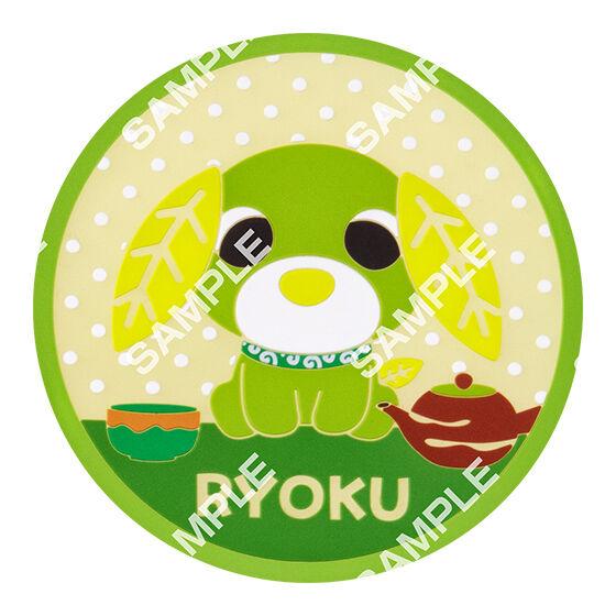 [Flat Gachapon] Ocha Dog Clear Rubber Coaster 1