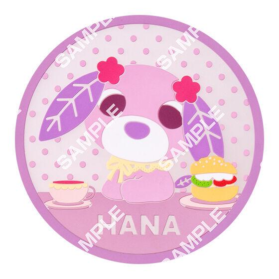 [Flat Gachapon] Ocha Dog Clear Rubber Coaster 2