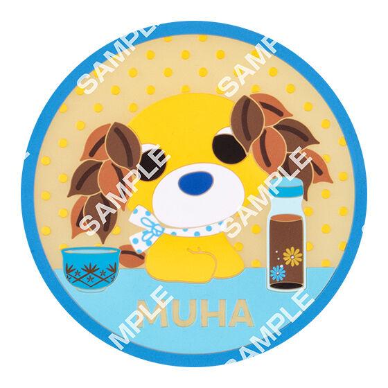[Flat Gachapon] Ocha Dog Clear Rubber Coaster 7